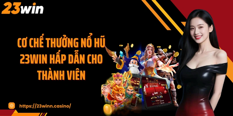 Cơ chế thưởng nổ hũ 23WIN hấp dẫn cho thành viên