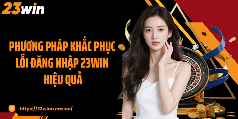 Phương pháp khắc phục lỗi đăng nhập 23Win hiệu quả